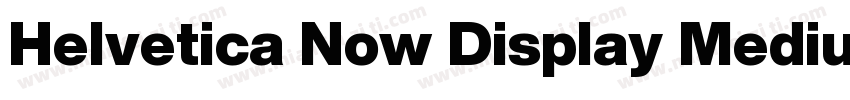Helvetica Now Display Medium字体转换